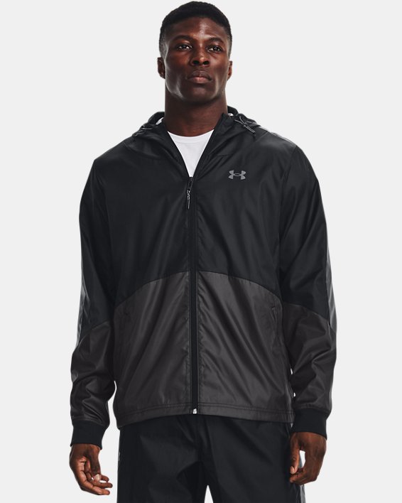 Men's UA Legacy Windbreaker Jacket, Black, pdpMainDesktop image number 0